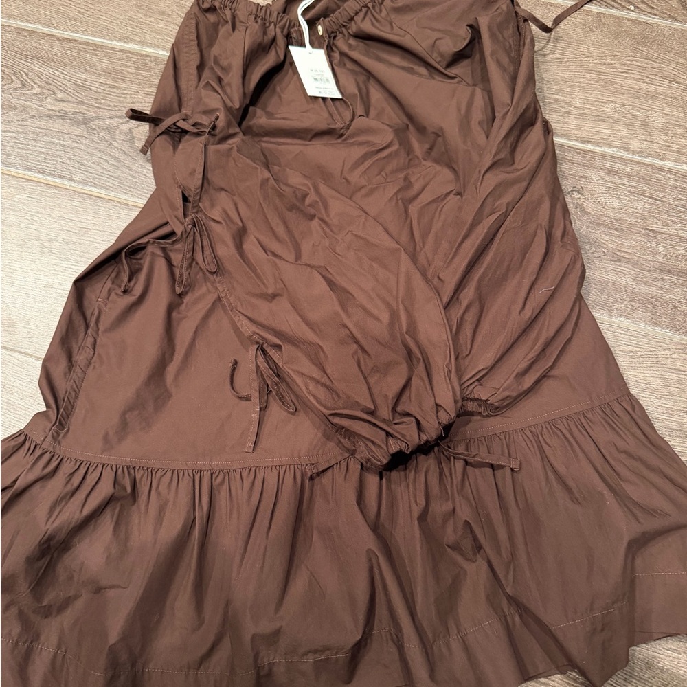 Brown Mini Dress